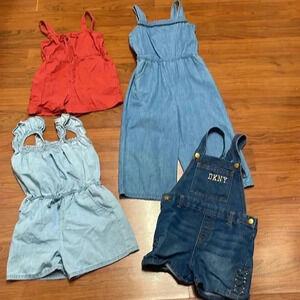 Girls jumpsuit/romper bundle size 5/6